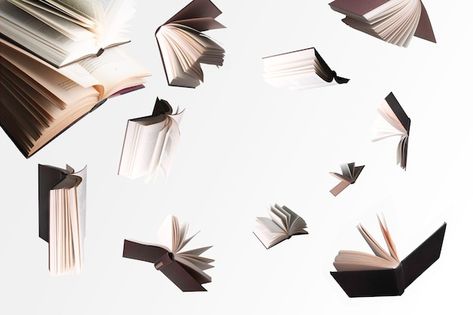 Books Falling, Books Advertising, Books Flying, Opened Book, Insta Design, Hands Reaching Out, Book Advertising, 4k Photos, Book Artwork