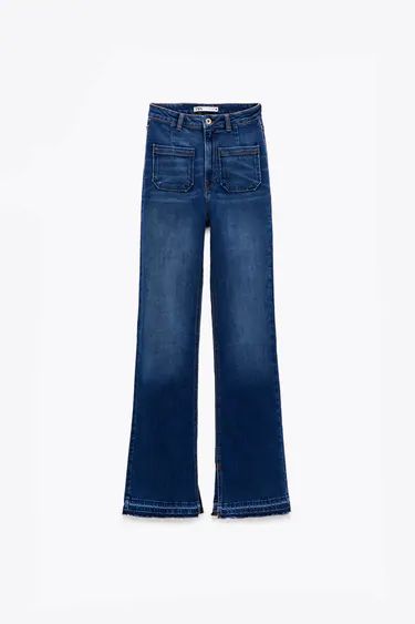 Women's Flared Jeans | ZARA United States Women's Flared Jeans, Womens Flare Jeans, Mid Waist Jeans, Ripped Mom Jeans, Zara Woman, Flared Jeans, Jeans Flare, Baggy Jeans, Zara United States