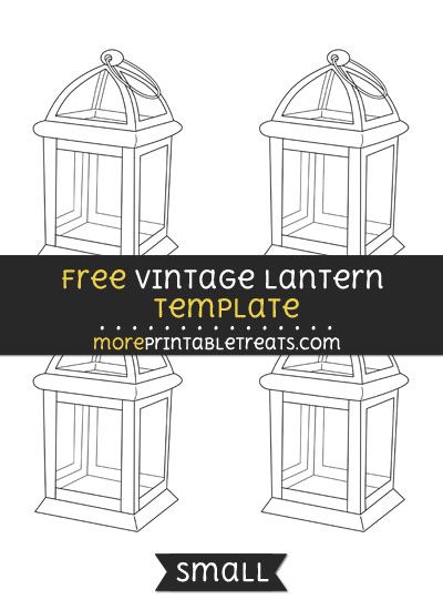 Free Vintage Lantern Template - Small Printable Lantern Templates, Paper Lantern Template Free Printable, Papercraft Templates Free Downloads, Lantern Template Free Printable, Paper Lantern Ideas, Paper Lantern Template, Diy Christmas Door Decorations, Lanterns Diy, Lantern Template