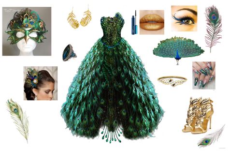 Peacock Costume Diy, Peacock Masquerade, Masquerade Party Outfit, Masquerade Outfit Ideas, Peacock Feather Dress, Masquerade Outfit, Masquerade Ball Party, Masquerade Ball Gown, Peacock Costume