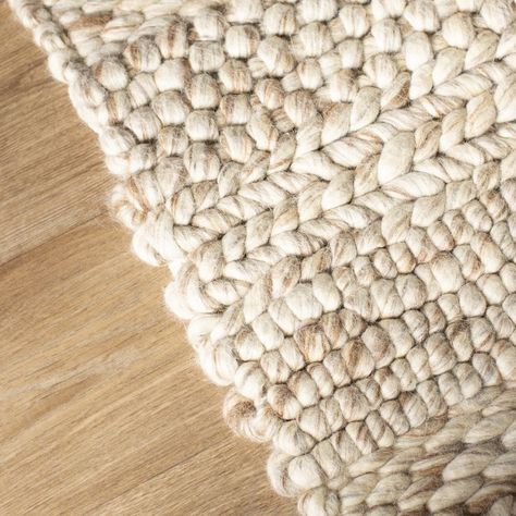 Birch Lane Jocelyn Handwoven Wool Beige Area Rug & Reviews | Wayfair.ca Classy Rugs, Rugs Design, Acrylic Coffee Table, Neutral Area Rugs, Light Living Room, Beautiful Rugs, Cream Area Rug, Cream Rug, Perfect Rug