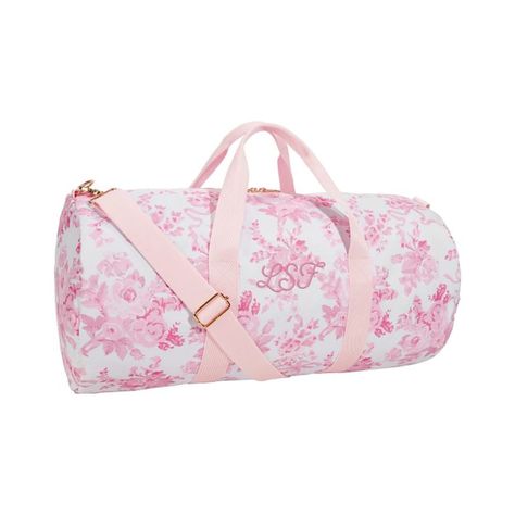 Get ready for your next great (and stylish!) adventure with this dreamy duffle bag, made of pure recycled material in a charming floral print. Roomy enough to store your essentials, it features one interior pocket and two carrying handles for easy transport. Designed exclusively for Pottery Barn Teen by lifestyle brand LoveShackFancy. DETAILS YOU'LL APPRECIATE Made of waterproof 600-denier, recycled polyester. Lined with 150-denier RPET polyester. Zipper has a gold finish. Adjustable shoulder st Teen Luggage, Teen Gift Ideas, Teen Gift Guide, Bags Aesthetic, Pink Gifts, Pottery Barn Teen, Cute Bags, Duffel Bag, Weekender Bag