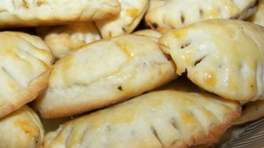 Creamy Mushroom Turnovers Recipe - Food.com Cooked Celery, Mushroom Turnovers, Turnover Recipes, How To Cook Mushrooms, Creamy Mushrooms, Hand Pies, It Goes On, Appetizer Dips, Mushroom Recipes