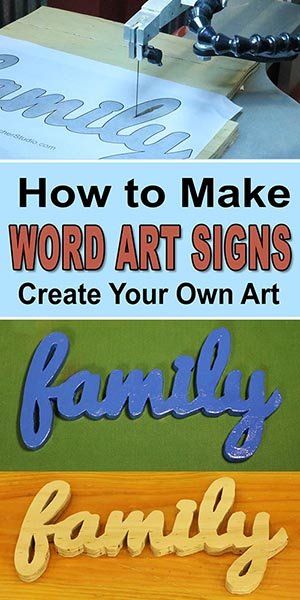 Create Word Art, Create Word, Wood Projects For Beginners, Wood Crafting Tools, Wooden Words, Family Diy, Word Signs, Learn Woodworking, Popular Woodworking