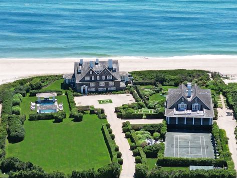 Hamptons Mansion, Hampton Estates, Hamptons Beach House, Hamptons Beach, Hamptons Summer, Gunite Pool, Mansions For Sale, Hamptons House, Expensive Houses