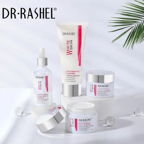 Dr Rashel, Photo Composition, Brightening Cream, Whitening Kit, Make Up Remover, Fade Dark Spots, White Skin, Amazon Beauty Products, Skin Discoloration