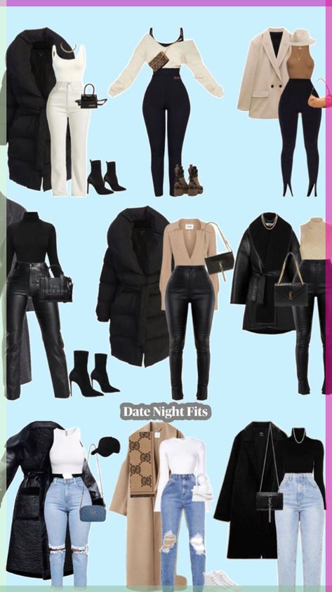 Casual Party Outfit Winter, Date Night Outfits Winter, Cold Date Night Outfit, Cold Weather Outfits Casual, Outfit Ideas Cold Weather, Bella Outfit, Outfit Ideas Cold, Dinner Date Night Outfit, Winter Date Night Outfit