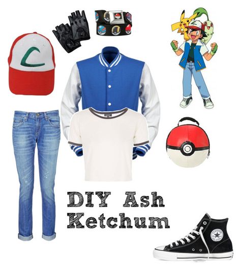 "DIY Ash Ketchum Halloween Costume" by demonica-slaughter ❤ liked on Polyvore featuring Nintendo, rag & bone, Converse and Topshop Ash Ketchum Halloween Costume, Ash Ketchum, Super Secret, Rag & Bone, Halloween Ideas, Halloween Costume, Halloween Costumes, Ash, Nintendo