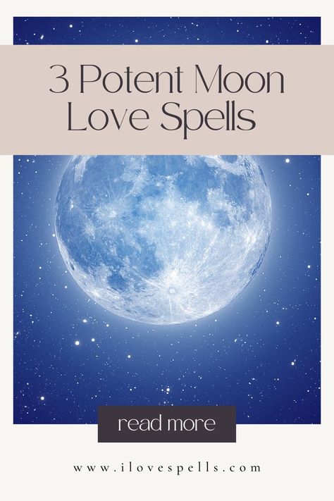 This picture shows the moon harnessing lunar energy for a love spell Wiccan Love Quotes, Love Spells For Full Moon, Love Spell Full Moon, New Moon Love Ritual, Full Moon Love Ritual, Love Spells For Couples, New Moon Spells Love, Full Moon Love Spell Chant, Full Moon Spells Love