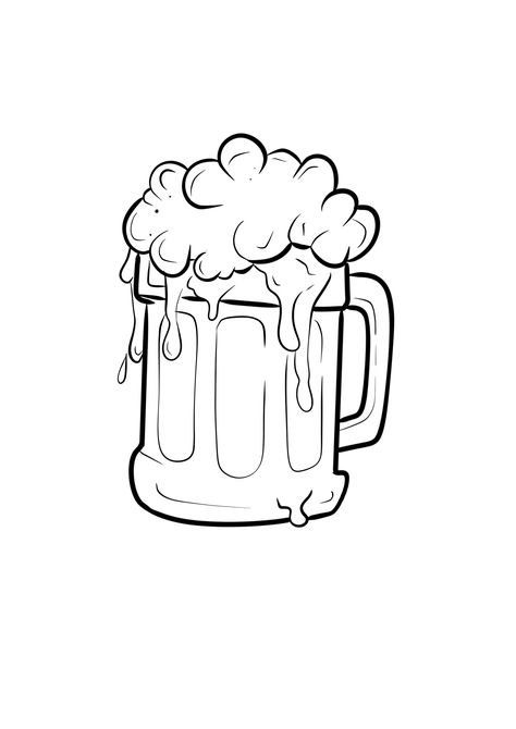 Alcoholic Tattoo Ideas, Trippie Art, Beer Tattoo, Beer Tattoos, Pearl Tattoo, Chicano Style Tattoo, Tattoo Feminina, Desenho Tattoo, Fantasy Concept Art