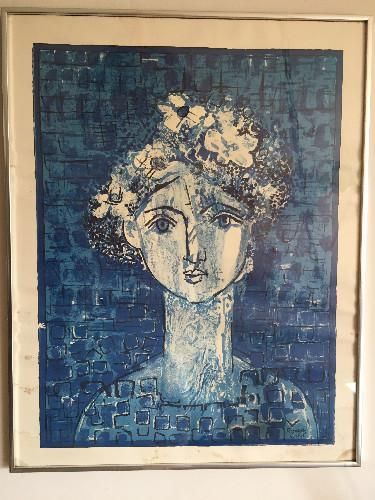 Gilot Francoise, Francois Gilot, Francoise Gilot, Abstract Portraits, Painted Portraits, Cubism Art, Bio Art, Blue Inspiration, Picasso Art