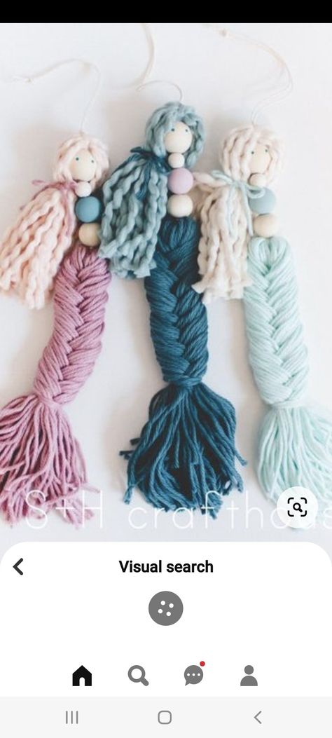 Yarn Mermaid Dolls How To Make, Mermaid Macrame, Mermaid Diy Crafts, Diy Macrame Projects, Diy Backpack Pattern, Mermaid Crafts, Mermaid Diy, Mermaid Parties, Mermaid Tale