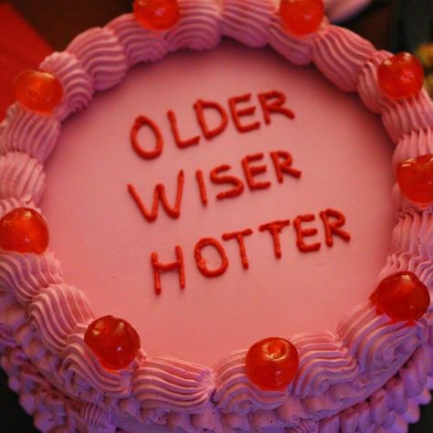 Older, wiser, and hotter than ever! Any Geminis celebrating?🎂 Older Wiser Hotter Cake, Older Wiser Hotter, Cake Wallpaper, Intj, Podcast, Sketch, Collage, Cake, Pins