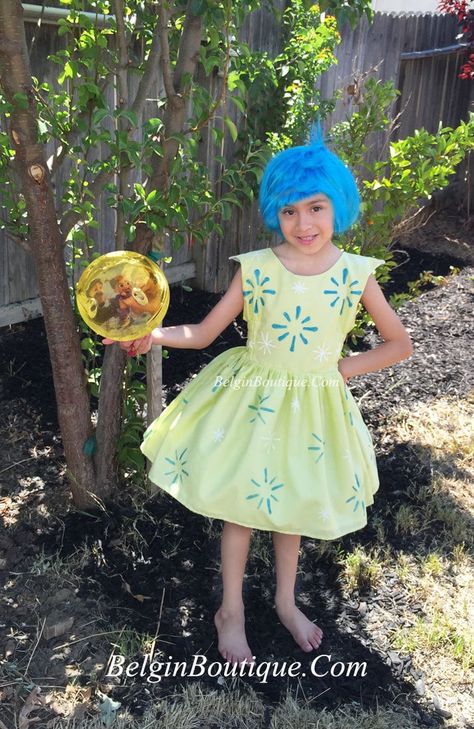 All the Pixar Characters Your Kid Will Want to Dress Up as This Halloween Pixar Halloween Costumes, Joy Costume, Pageant Ooc, Disney Heroes, Buzz Lightyear Costume, Joy Inside Out, Beloved Movie, Alien Costume, Joy Dress