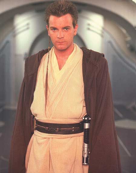 Padawan Obi-Wan Kenobi - Trial of Skill (knowledge) Ewan Mcgregor Obi Wan, Disfraz Star Wars, Ben Kenobi, Jedi Costume, General Kenobi, Star Wars Obi Wan, Jonathan Rhys Meyers, Scottish Actors, Shia Labeouf