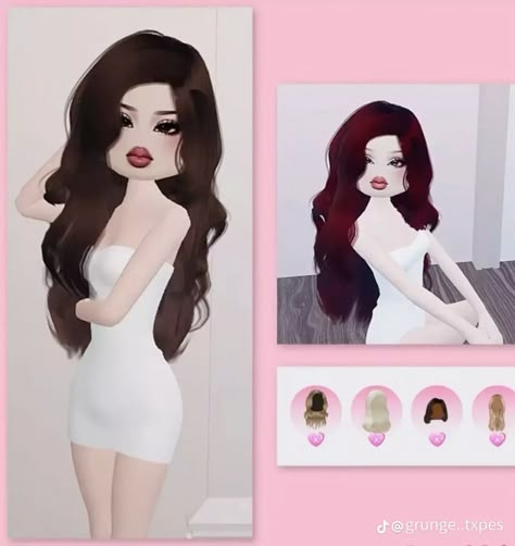 Hair Combination Dress To Impress, Dress To Impress Outfits Roblox Game Hair Combos, Dress To Impress Ideas Hair, Cute Hair Combos Dress To Impress, Hair Hack Dress To Impress, Dress To Impress Dress Hack, Dti Outfit Hacks Hair, Outfit Combos Dress To Impress, Dti Hacks Hair