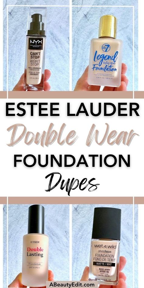 Estee Lauder Double Wear Foundation Dupes