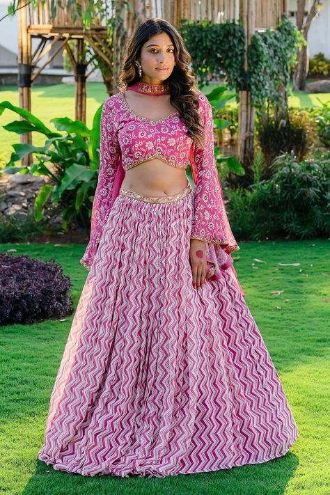 Baju Kahwin, Print Lehenga, Printed Lehenga, Padded Blouse, Print Embroidery, Hand Work Blouse, Georgette Blouse, Lehenga Blouse, Stylish Blouse Design