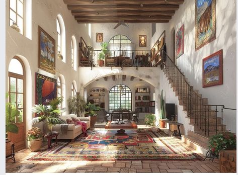 Hacienda Style Homes, Dream Life House, Mexican Home, Spanish Style Home, Spanish Style Homes, Hacienda Style, Dream House Rooms, Mediterranean Home, Mediterranean Homes