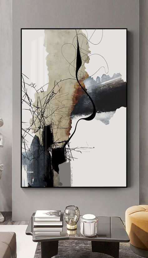 Fine Art Ideas, Abstract Art Ideas Acrylic, Neutral Abstract Paintings, Neutral Abstract Art, Gestural Painting, Abstract Art Painting Techniques, Canvas Art Quotes, Paintings Modern, Modern Art Paintings Abstract