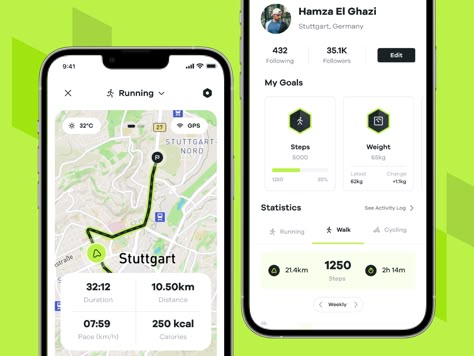 Sport App Design, Fitness Apps Design, Walking App, Gym App, Running App, Creative Market Design, Ui Ux 디자인, Ui Ux App, Directory Design