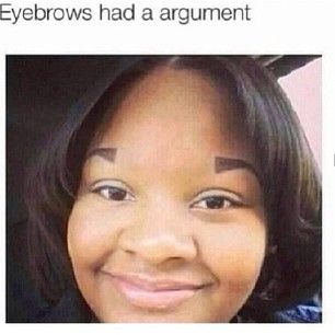 This girl, whose eyebrows aren’t speaking with each other. | 43 People Whose Eyebrows Are So Bad They’re Actually Works Of Art Eyebrow Fails, Bad Eyebrows, Makeup Fails, Anais Nin, Have A Laugh, Laughing So Hard, Bones Funny, Funny Posts, Funny Cute