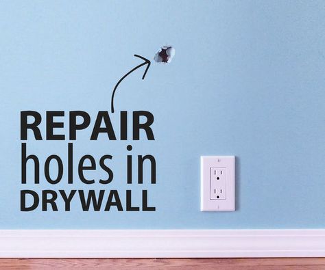 Repair and Upcycle Hole In Wall Repair, Hole In Wall, Drywall Repair, Paint Matching, Diy Pallet Projects, Home Repairs, Door Knob, Diy Home Improvement, Drywall