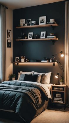 #BoysRoomDecor #CoolBoysRoom #BoysBedroomIdeas #KidRoomDecor #BoysRoomInspo #AdventureRoom #BoysBedroomStyle #FunRoomDecor #RoomMakeover #BoysDecorIdeas #CreativeKidsRoom Boys Apartment Bedroom Ideas, Teenage Bedroom Ideas Boy, Moody Boys Bedroom, Teen Boy Small Bedroom Ideas, Boys Black Bedroom, Shared Teen Boys Room, Teenager Bedroom Boy Modern, Boys Small Bedroom, Small Boys Room Ideas