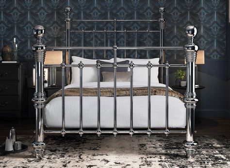 5 statement bed frame styles you’ll love Bed Frame Styles, Silver Bedroom Ideas, Black Walls Bedroom, Statement Bed, Bedroom Style Ideas, Sofa Bed Blue, Kids Beds With Storage, High Sleeper Bed, Cot Bed Mattress