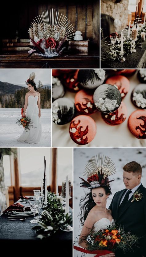 Fire and Ice Mountain Wedding - Winter Princess Collection #fireandicewedding #winterweddingideas #wintermountainwedding #winterprincesswedding #mountainweddings #winterweddings Fire And Ice Wedding, Winter Wedding Ceremony Decorations, Mountain Theme Wedding, Ice Wedding, Winter Mountain Wedding, Ice Mountain, Rustic Mountain Wedding, Beauty Plan, Winter Princess