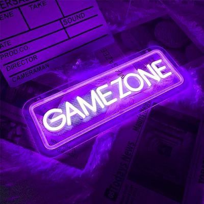 Boys Game Room, Bilik Permainan, Game Zone, Gaming Room Decor, Gamer Room Decor, Gamer Room, Gaming Decor, Neon Light Signs, Game Room Decor