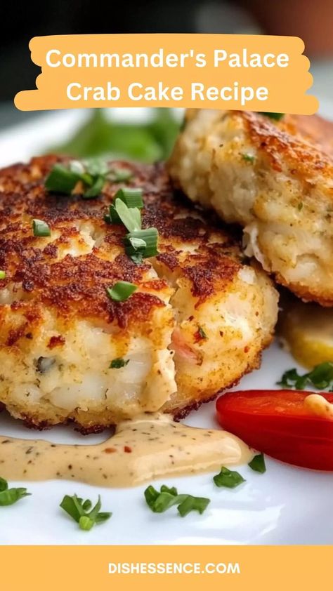 Commander’s Palace Crab Cake Recipe – Dish Essence Commanders Palace Recipes, Crab Recipes Dinner, Imation Crab Recipes, Creole Mustard, Crab Cake Recipe, Red Onion Relish, Seafood Seasoning, Crab Cake, Onion Relish