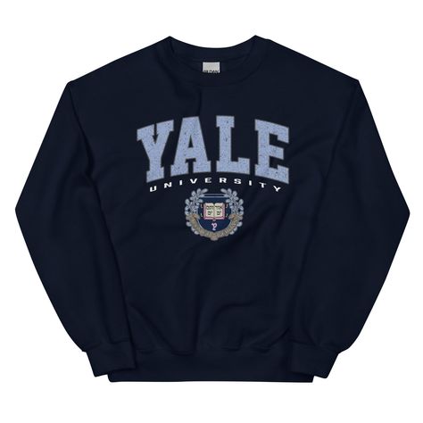 Yale Sweatshirt, Yale university sweater, Vintage sweater gift, graduation gift, holiday gift, Vintage gift idea, birthday gift, Yale shirt by GSWTS on Etsy Yale Shirt, Yale Sweatshirt, Yale Law, University Sweater, Yale Law School, College Sweater, University Outfit, University Shirt, Vintage Gifts Ideas