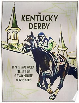 Kentucky Derby Poster, Colorful Horse Painting, Horse Racing Party, Derby Time, Derby Ideas, Ky Derby, Derby Horse, Run For The Roses, Learning Differences