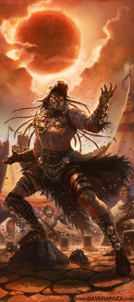 David Rapoza. Barbarian/Nomad Shaman, who can incite the heat of desert in the blood of men Dark Sun, Nordland, D&d Dungeons And Dragons, Fantasy Concept Art, Fantasy Warrior, Dark Ages, Fantasy Inspiration, Medieval Fantasy, Fantasy Artwork