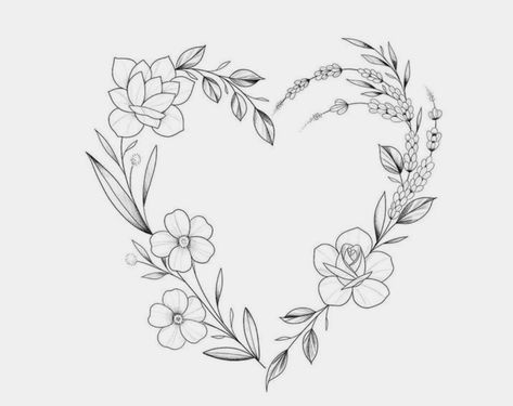 Tattoos Elegant, Vintage Clock Tattoos, Heart Flower Tattoo, Flower Minimal, Anniversary Tattoo, Meaningful Wrist Tattoos, Lily Flower Tattoos, Small Shoulder Tattoos, Small Forearm Tattoos