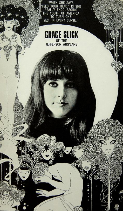 Grace Slick Jefferson Starship, Grace Slick, Jefferson Airplane, Illustration Photo, I'm With The Band, Rock Posters, Gig Posters, Steve Jobs, Concert Posters