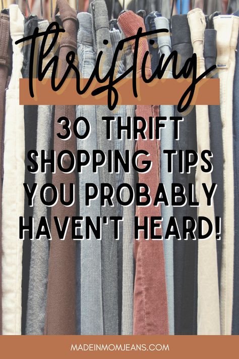 Thrift Shopping Tips, Thrift Shop Branding, Things To Look For When Thrifting, Brands To Look For At Thrift Stores, Thrifting Jeans, Fall Thrift Outfits, Thrifted Fall Outfits, Thrift Fit, Fall Thrifting