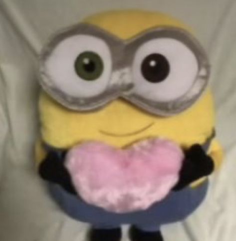 Stuffed Animal, Minion, Yellow, Pink, Black, Minions