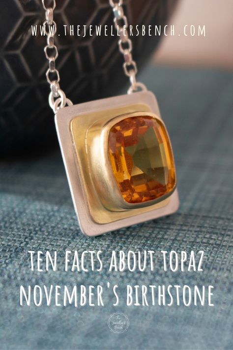 Jewelry Facts, Male Jewelry, Brownish Yellow, Imperial Topaz, Crystal Therapy, Hammered Rings, All Gems, Brown Shades, Sky Blue Topaz