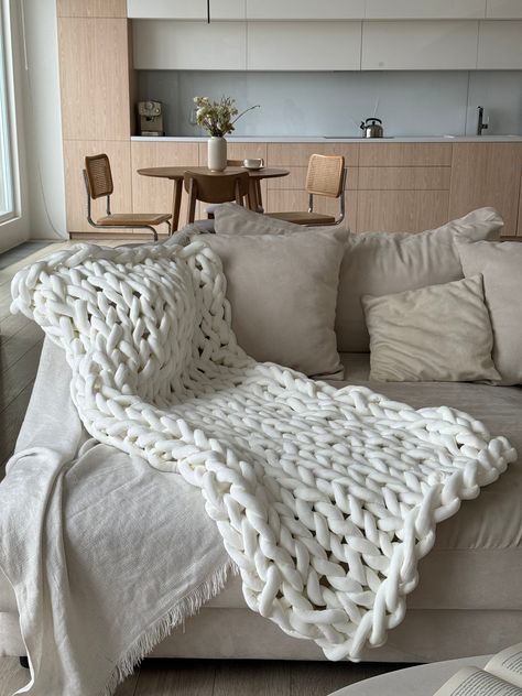 Hand crocheted blanket