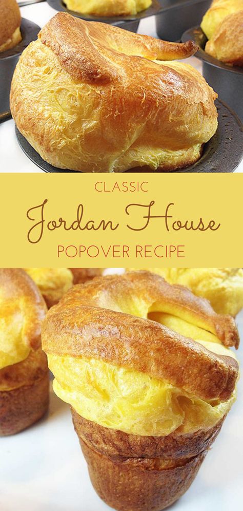 Popovers In Air Fryer, Popovers Recipes, Pop Overs, Easy Popovers, Popover Recipe, Yorkshire Pudding Recipes, Pond House, Biscuit Rolls, Muffin Bread