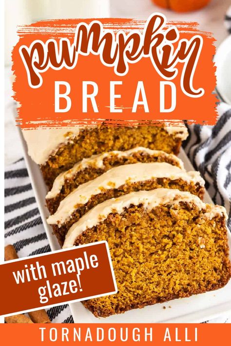 Best Fall Desserts, Fall Bread, The Best Pumpkin Bread, Breakfast Loaf, Best Pumpkin Bread, Bread For Breakfast, Classic Pumpkin Pie, Pumpkin Syrup, Best Pies