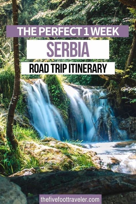 The Perfect 1 Week Serbia Road Trip Itinerary. Serbia is an absolutely beautiful country that is just waiting to be explored. Interested in road tripping Serbia? Here is the perfect 7 day itinerary! Serbia Travel Itinerary | Serbia 1 Week | 1 Week in Serbia | Serbia in 7 Days | Serbia Travel Guide | What to do in Serbia | Serbia Bucket List, Serbia Travel Itinerary, Lepenski Vir, Serbia Nature, Serbia Landscape, Šabac Serbia, Immigrant Song, Balkan Travel, Solo Traveling