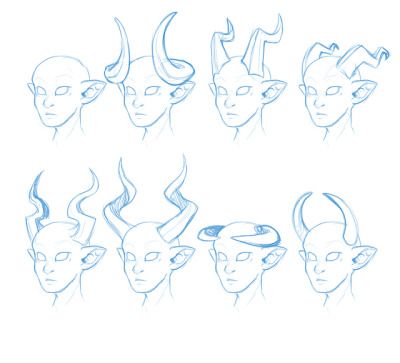 tiefling/demon character horn designs Tiefling Horns, Drawing Templates, Poses References, Arte Fantasy, 판타지 아트, Drawing Base, Dnd Characters, Drawing Poses, Drawing Reference Poses