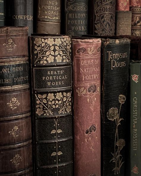 Old Books Aesthetic Vintage, Old Poetry Books, Anthology Aesthetic, Old Book Aesthetic, Poetry Books Aesthetic, Book Nerd Aesthetic, Old Books Aesthetic, Old Literature, Classic Literature Book Covers