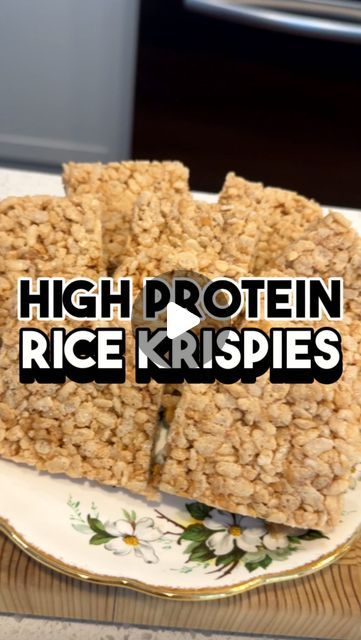 Hossein Sobhani on Instagram: "‼️ PROTEIN RICE KRISPIES SQUARES ‼️

INGREDIENTS:👇🏽 (for 9 squares)

80g - protein powder 
30g - butter 
30ml - milk (I’m using almond cashew)
150g - marshmallows
150g - Rice Krispies cereal
1 tsp - vanilla extract 

MACROS: 👇🏽(per square )

187 cals 
30g carbs 
3g fat 
9g protein 

INSTRUCTIONS: 👇🏽

-mix protein powder and rice krispies cereal together in a bowl
-in a pot, add butter, marshmallows,vanilla and milk on medium heat until melted together 
-add dry mixture to the pot and combine 
-pour into a baking dish, press down and place in fridge for about 10-20 mins until firm
-enjoy! 
.
.
.
.
#proteindessert #proteinricekrispies #ricekrispyrecipe #healthyalternitives #easydessertrecipe #preworkoutsnack #postworkoutsnack" Rice Krispies Squares, Protein Rice, Rice Krispies Cereal, Rice Krispie Squares, Preworkout Snack, Rice Krispie Cereal, Post Workout Snacks, Protein Desserts, Baking Dish