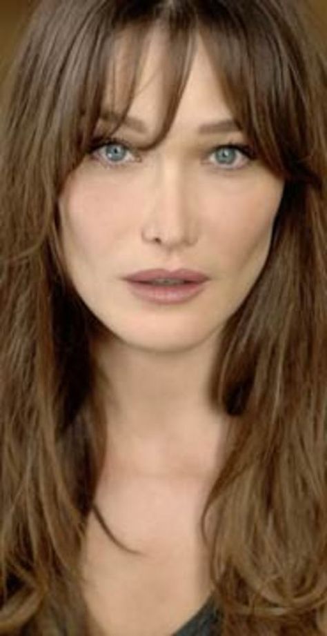 Carla Bruni hair? Carla Bruni, Blue Eyes, Long Hair, A Woman, Hair, Blue