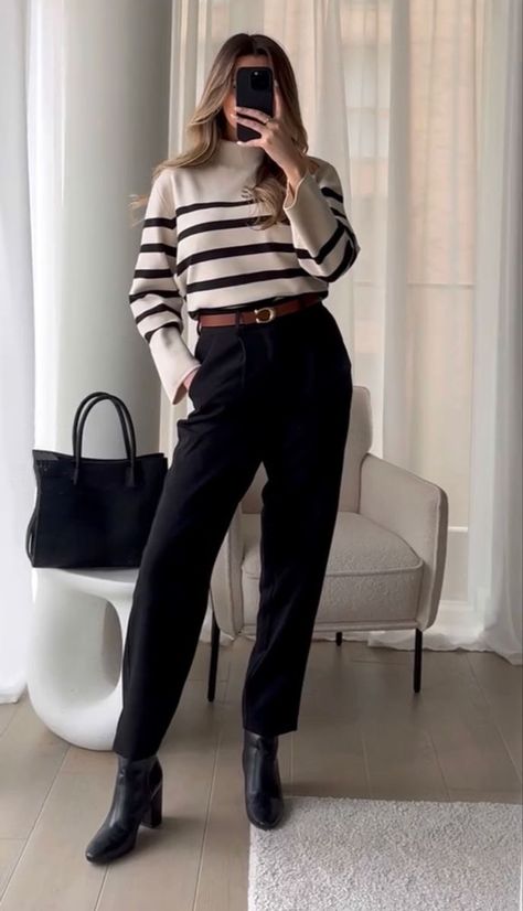 Casual Work Outfits Women, Outfits For School, Business Casual Outfits For Work, Business Casual Outfits For Women, Elegante Casual, Mode Casual, Classy Work Outfits, Stylish Work Outfits, Winter Outfits For Work