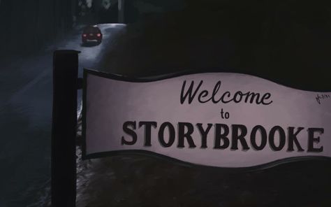 Awesome Welcome to Storybrooke sign on Once Ouat Aesthetic, Once Upon A Time Aesthetic, Time Aesthetic, Welcome To Storybrooke, Once Up A Time, Magic Comes With A Price, Regina Mills, Emma Swan, Captain Swan